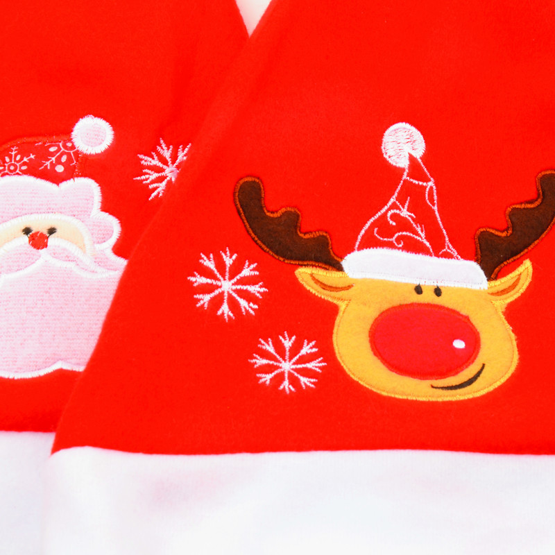 Christmas Decorations Christmas Hat Christmas Hat Elderly Embroidered Hat Christmas Adult and Children Hat