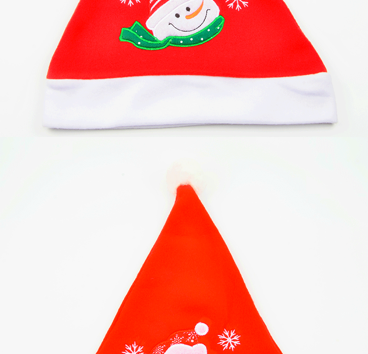Christmas Decorations Christmas Hat Christmas Hat Elderly Embroidered Hat Christmas Adult and Children Hat Christmas Decorations Christmas Hat Christmas Hat Elderly Embroidered Hat Christmas Adult and Children Hat