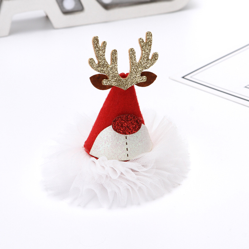 Christmas Headband/Hairpin Creative Party Headdress Christmas Hat Sequins Cute Cartoon Headwear Wholesale