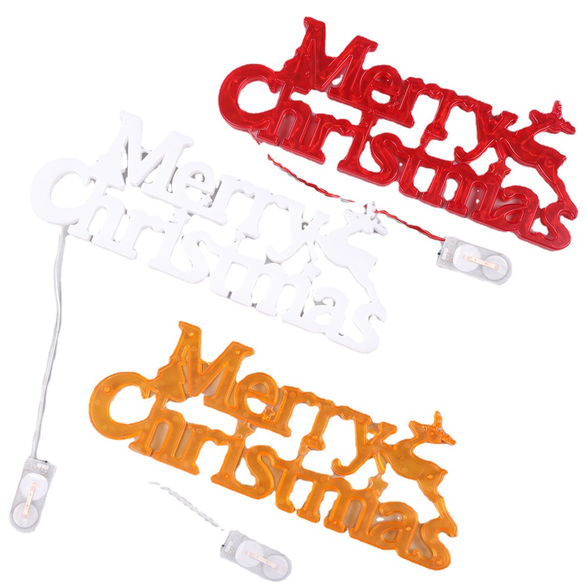Cross-Border New Arrival Led Modeling Lamp Christmas Tree Decoration Room Decoration Colorful Lights Christmas Window Garden Lighting Chain