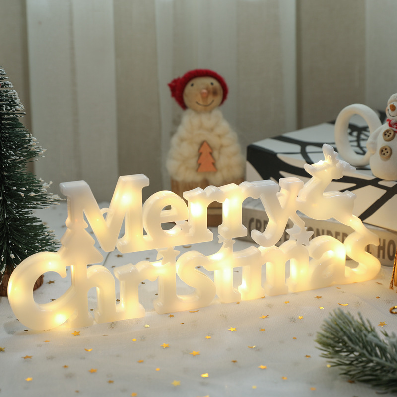 Cross-Border New Arrival Led Modeling Lamp Christmas Tree Decoration Room Decoration Colorful Lights Christmas Window Garden Lighting Chain
