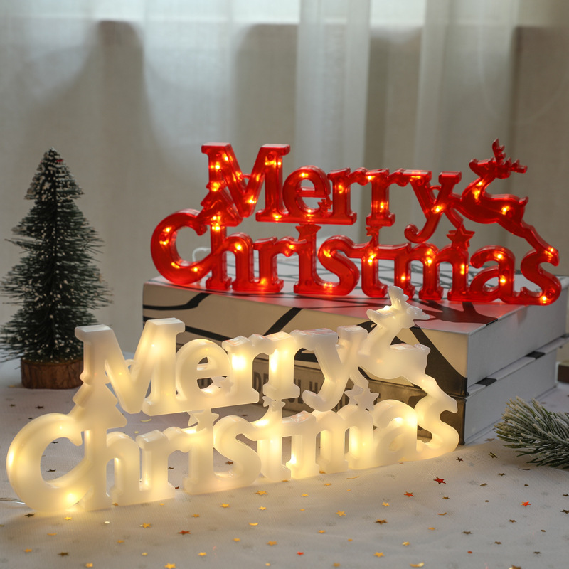 Cross-Border New Arrival Led Modeling Lamp Christmas Tree Decoration Room Decoration Colorful Lights Christmas Window Garden Lighting Chain