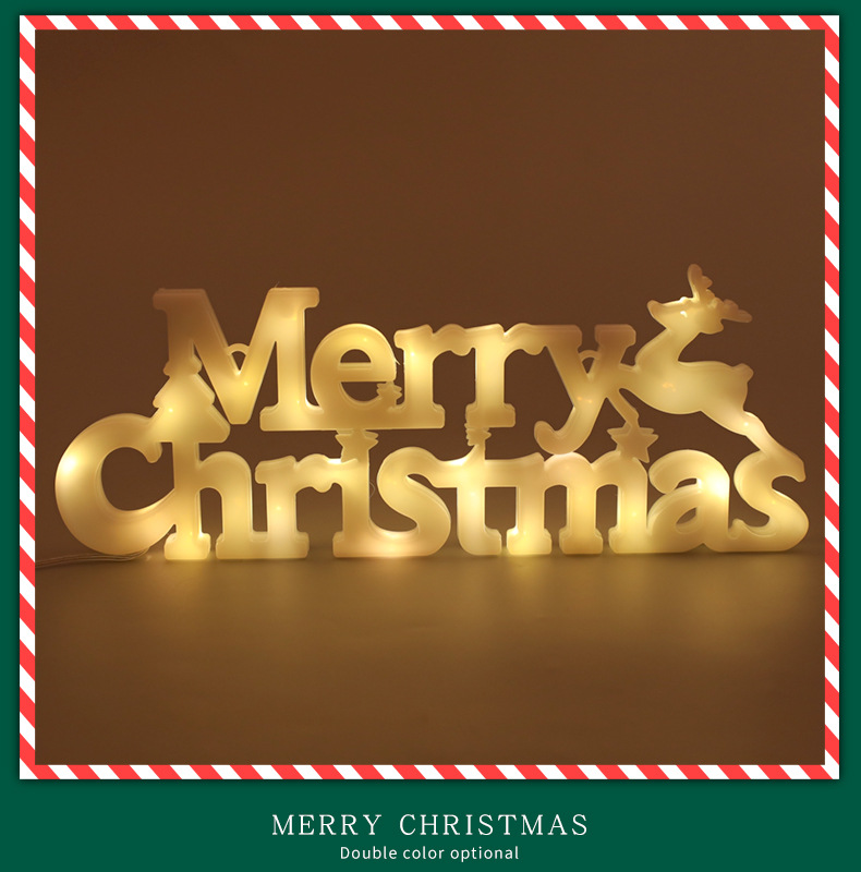 Cross-Border New Arrival Led Modeling Lamp Christmas Tree Decoration Room Decoration Colorful Lights Christmas Window Garden Lighting Chain