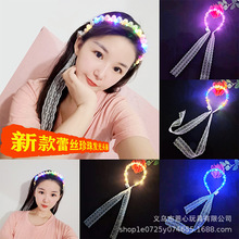 New Christmas Activity Atmosphere Glow Stick Handle with Lights Christmas Tree Glow Stick Magic Props Christmas Product