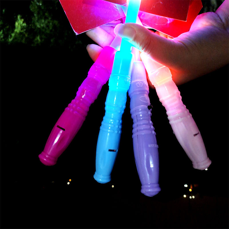 New Christmas Activity Atmosphere Glow Stick Handle with Lights Christmas Tree Glow Stick Magic Props Christmas Product