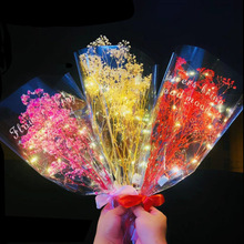 New Christmas Activity Atmosphere Glow Stick Handle with Lights Christmas Tree Glow Stick Magic Props Christmas Product
