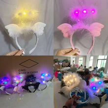 New Christmas Activity Atmosphere Glow Stick Handle with Lights Christmas Tree Glow Stick Magic Props Christmas Product