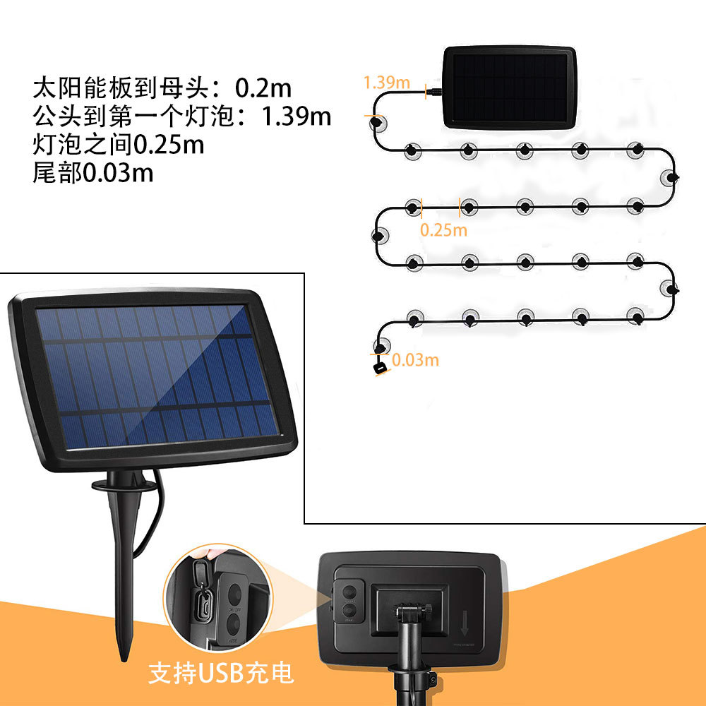 Factory Direct Sales Solar G40led Globe Lighting Chain Outdoor Landscape Christmas tree lights Factory Direct Sales Solar G40led Globe Lighting Chain Outdoor Landscape Christmas tree lights