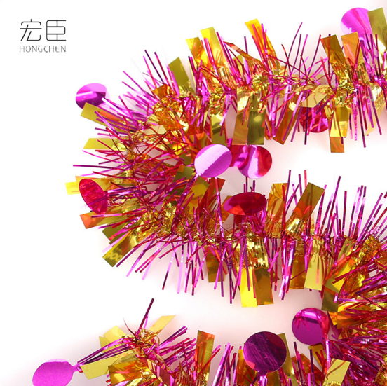 Christmas tree christmas new top shop decoration color wedding festival thick wool ribbon