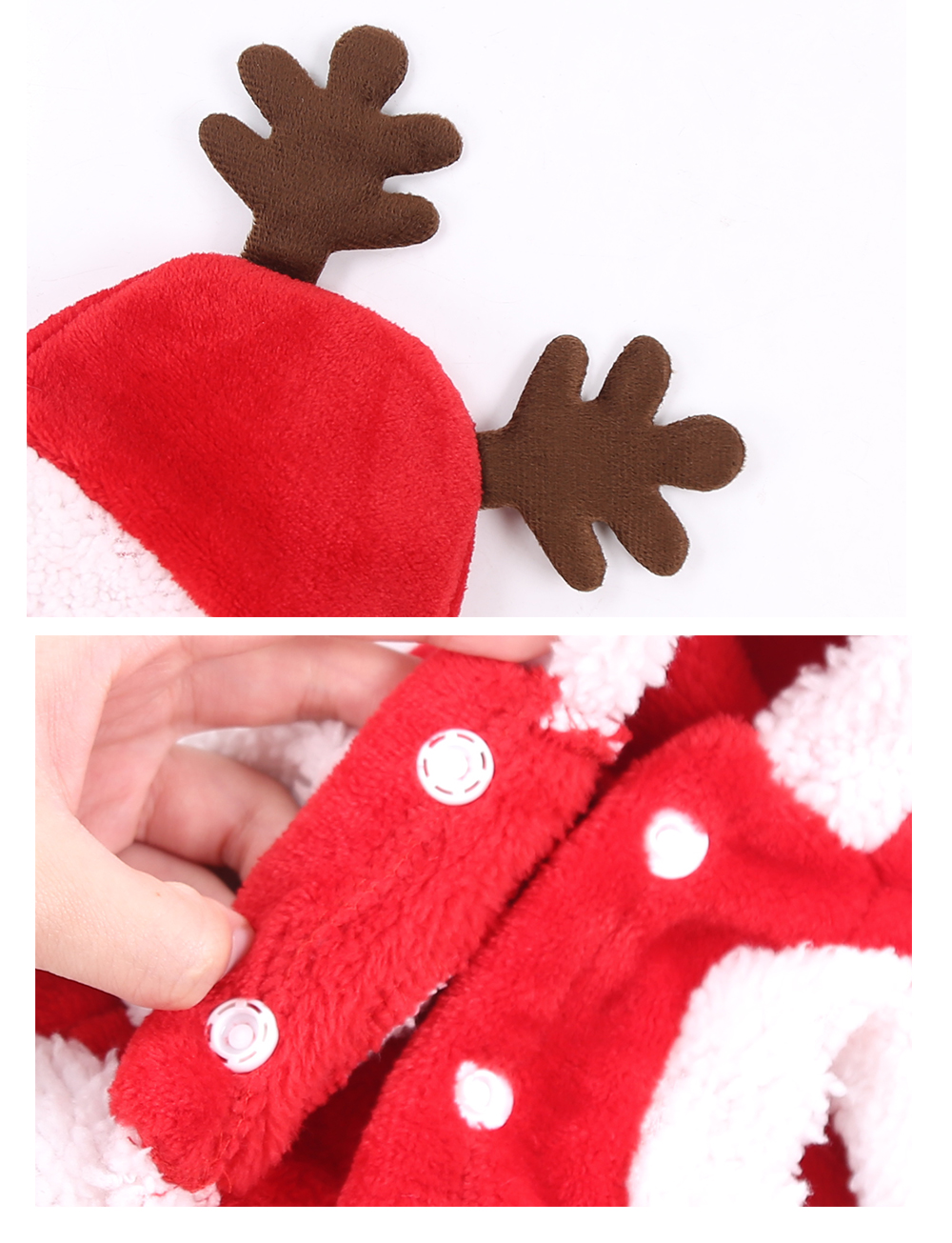 Pet Clothes Autumn and Winter Flannel Warm Festive Dress Foreign Trade Dog Clothes Cat Elk Christmas Clothes New Year Pet Clothes Autumn and Winter Flannel Warm Festive Dress Foreign Trade Dog Clothes Cat Elk Christmas Clothes New Year