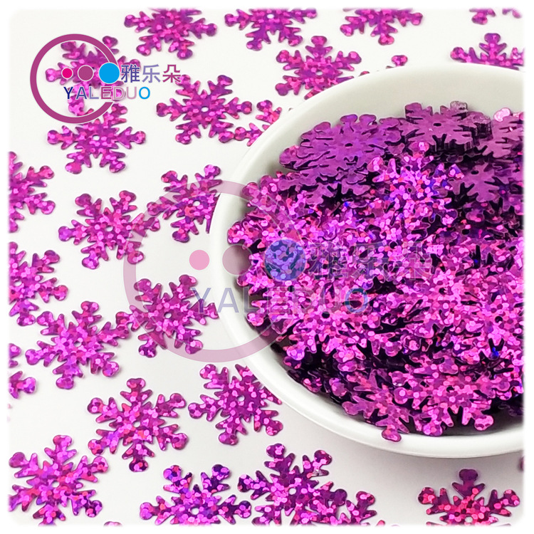 20mm Snowflake Sequins Clothing Accessories Christmas Festival Dress up Sequin Handmade DIY Decorations Accessories