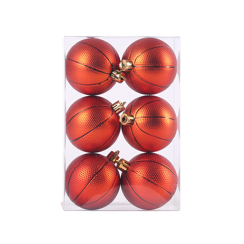 Foreign Trade CrossBorder Hot Selling Holiday Dress 6cm Christmas Ball Christmas Tree Decoration Pendant Whole