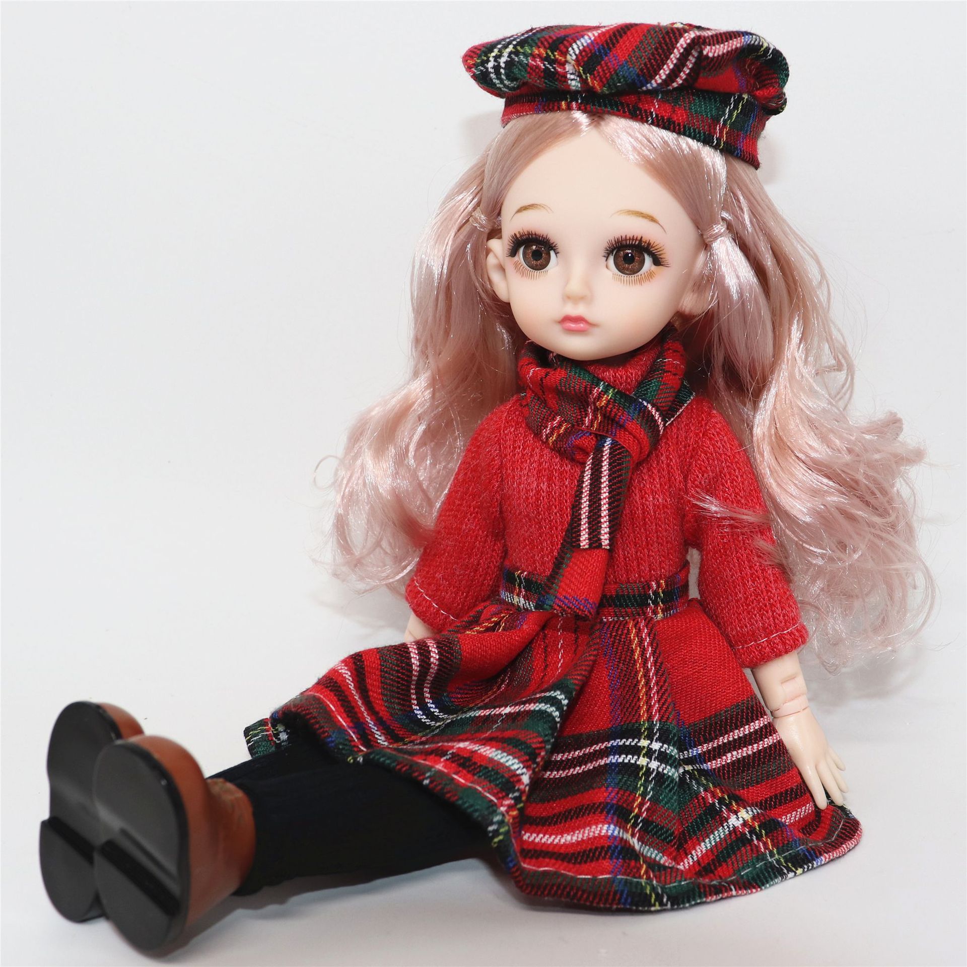 30 Fashion Fat Children Doll Clothes Tops Pants Christmas Dress Suit Girls&#039; Toy Casual Clothing