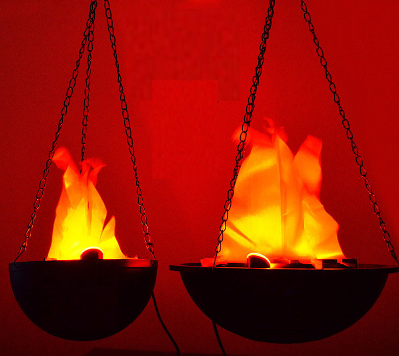 Supply LED hanging flamelight Halloween supplies tray electronic tray decoration