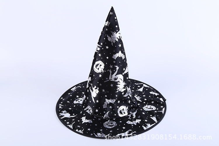 Costume party Halloween supplies bar props a number of witch hat ornate painted wizard hat magic hat direct sale Costume party Halloween supplies bar props a number of witch hat ornate painted wizard hat magic hat direct sale