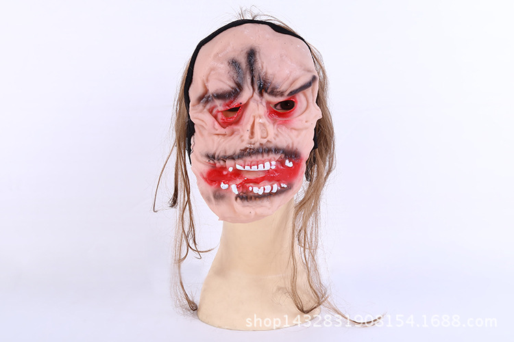 Halloween ghost mask single piece of grimace props Halloween supplies wholesale manufacturers supply Halloween ghost mask single piece of grimace props Halloween supplies wholesale manufacturers supply