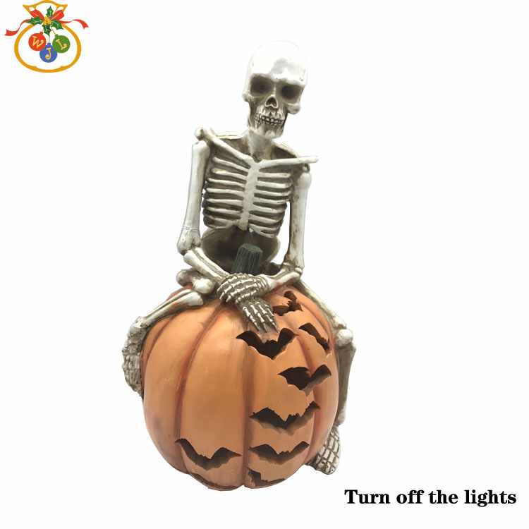 Wholesale Halloween Supplies Led Lights Rhubarb Pumpkin Skul