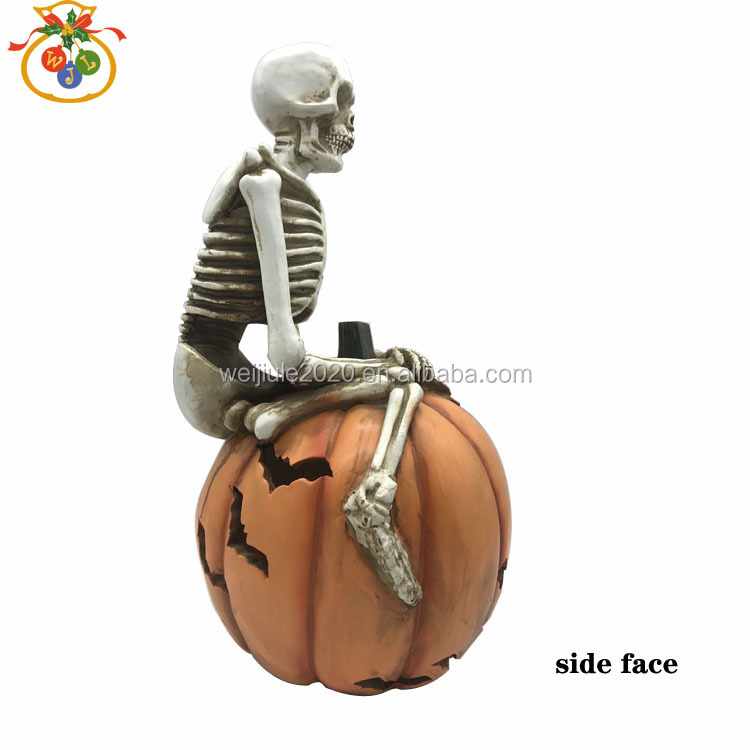 Wholesale Halloween Supplies Led Lights Rhubarb Pumpkin Skul