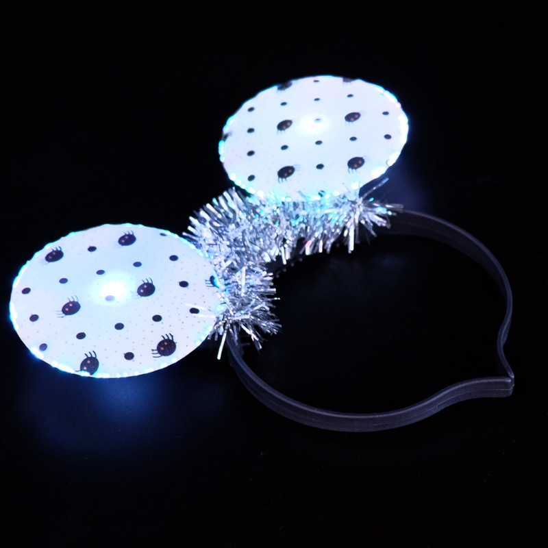 Led Ghost Festival Luminous Headband Optical Fiber Halloween Headband Luminous Toy Halloween Supplies Ghost Festival Props