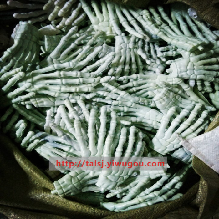 The human skeleton hand Halloween supplies film and television stage performances Party props