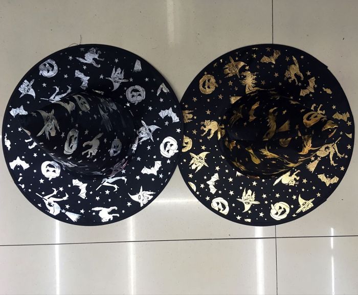Double gold and silver hat costume party supplies Halloween supplies a variety of wizard hats witch hats Double gold and silver hat costume party supplies Halloween supplies a variety of wizard hats witch hats