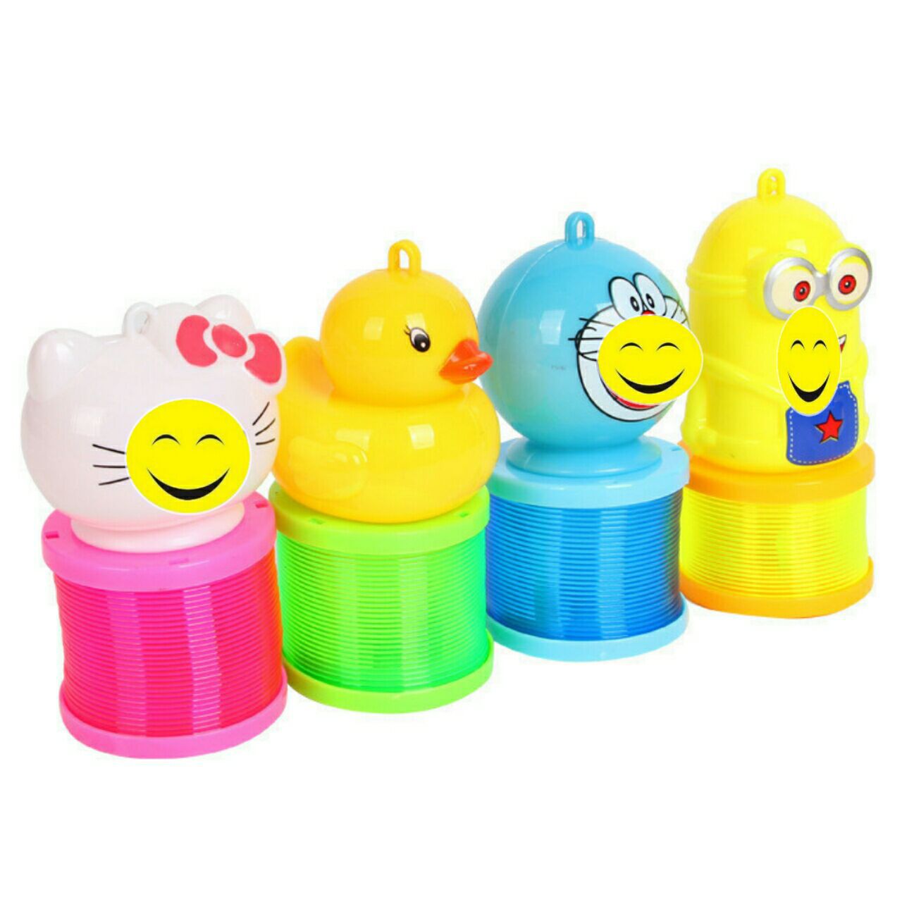 Children&#039;s Portable Plastic Small Bell Pepper Luminous Cartoon Mid-Autumn Festival Rainbow Spring New Year&#039;s Day Lantern Stall Night Market Toys Wholesale