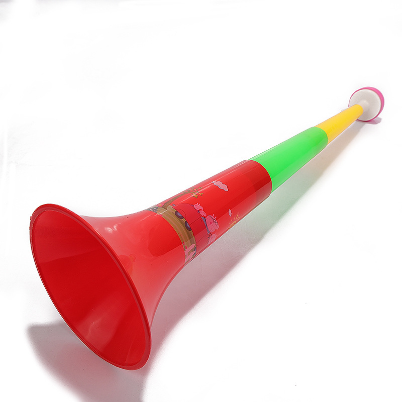 Three-Section Big Horn Children Horn Toy Fans Football Horn Retractable Horn Push Stall Cheerleading Cheer trumpet toy