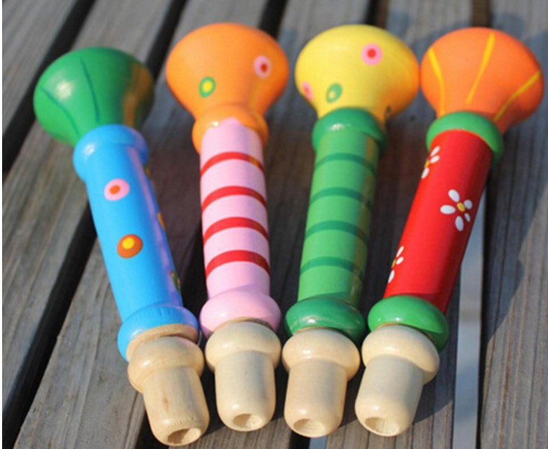 Factory Direct Sales Wooden Children's Trumpet Toy Wooden Whistle Musical Instrument Infant Early Childhood Education Factory Direct Sales Wooden Children's Trumpet Toy Wooden Whistle Musical Instrument Infant Early Childhood Education