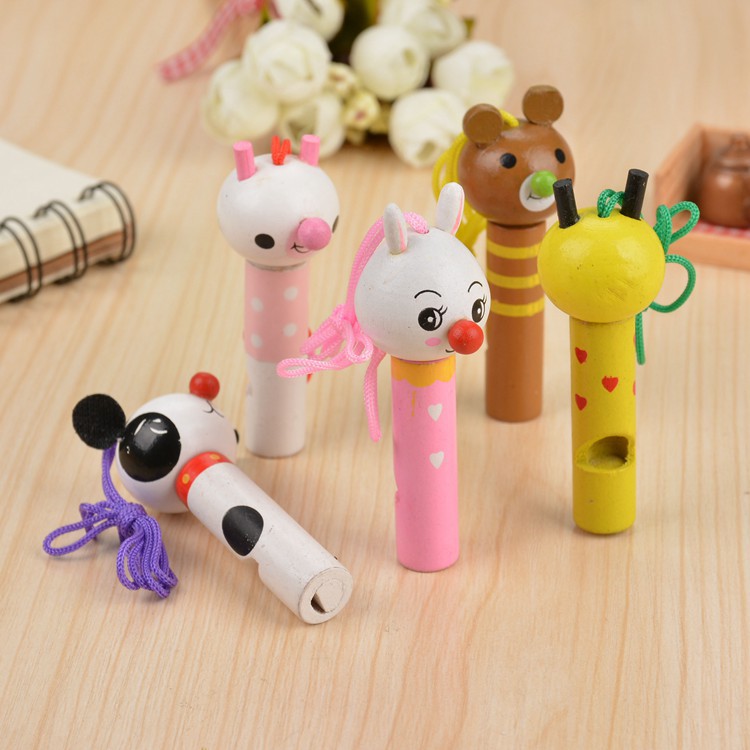 Cartoon Animal-Shaped Whistle Children&#039;s Toys Kindergarten Prizes Children&#039;s Gift Stationery Wholesale Whistle Horn