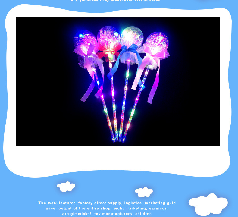 Year of Tiger Small Gift Luminous Headband Antlers Magic Wand Headband Children's Toys Wholesale Push Night Market Stall Supply