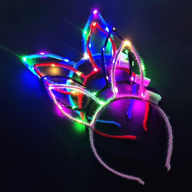 Christmas Luminous Headband Antlers Magic Wand Headband Children's Toys Wholesale Push Small Gifts Night Market Stall Christmas Luminous Headband Antlers Magic Wand Headband Children's Toys Wholesale Push Small Gifts Night Market Stall