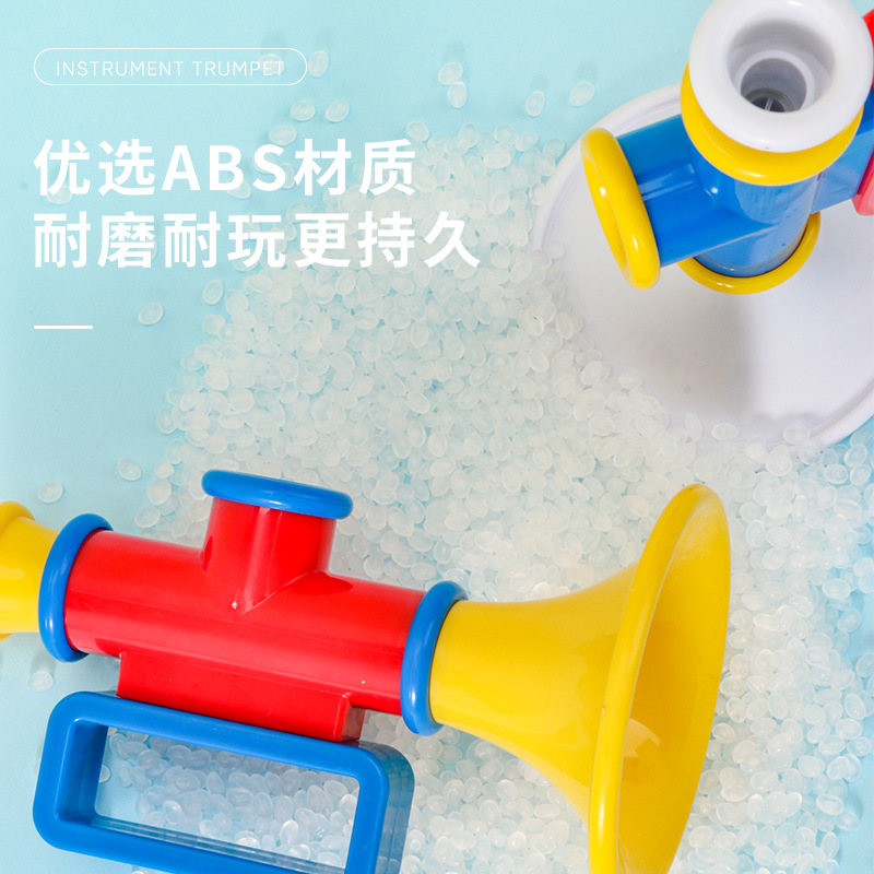 Tiktok&#039;s Same Children&#039;s Small Horn Toy Whistle Whistle Baby&#039;s Funny Harmonica Playing Musical Instrument trumpet toy