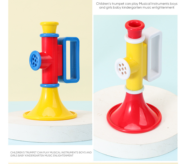 Tiktok's Same Children's Small Horn Toy Whistle Whistle Baby's Funny Harmonica Playing Musical Instrument trumpet toy Tiktok's Same Children's Small Horn Toy Whistle Whistle Baby's Funny Harmonica Playing Musical Instrument trumpet toy
