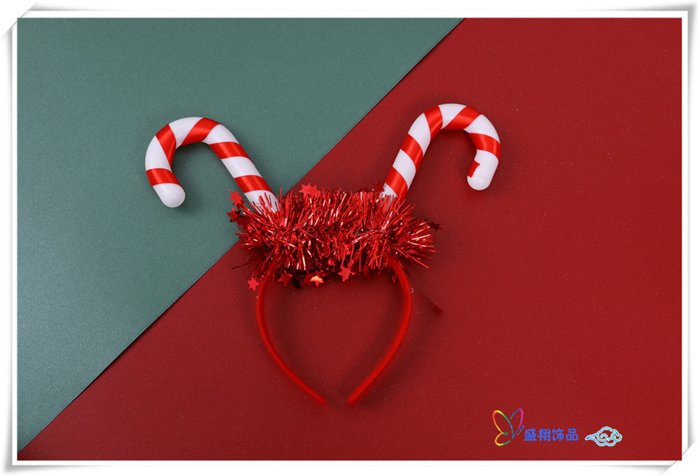 Christmas Hair Accessories Antlers Luminous Headband Children's Holiday Performance Hairpin Hair Hoop Small Gift Jewelry
