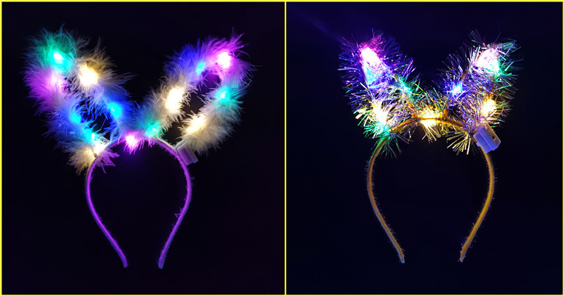 Christmas Luminous Headband Antlers Headband Magic Wand Children's Toys Wholesale Night Market Stall Push Small Gifts