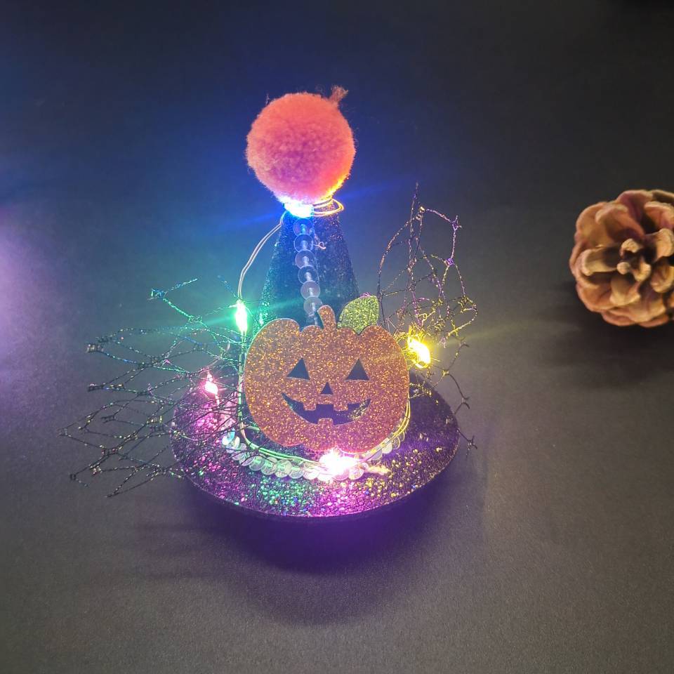 Christmas Barrettes Antlers Luminous Toys Simulation Branch Christmas Party Supplies Wholesale