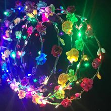 Antlers Flash Christmas Headwear Dragon Horn Led Luminous Toy Night Market Stall Hot Sale Horn Headband Luminous Antlers
