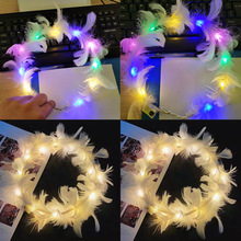 Antlers Flash Christmas Headwear Dragon Horn Led Luminous Toy Night Market Stall Hot Sale Horn Headband Luminous Antlers
