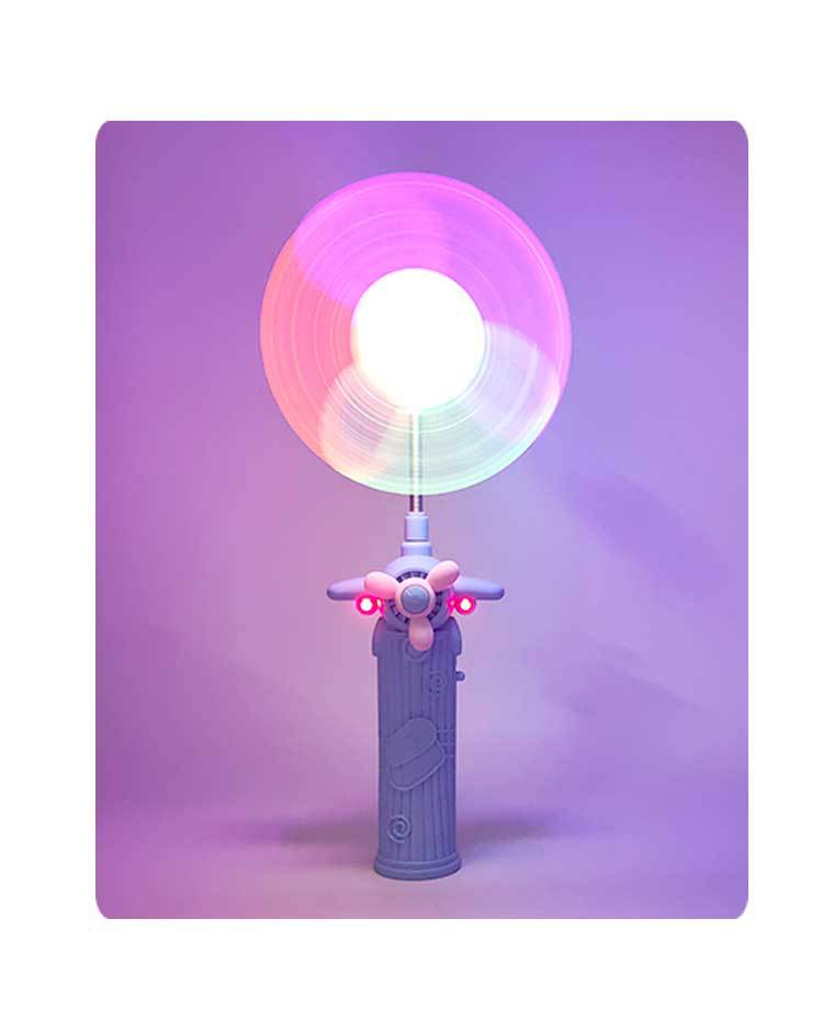 Cartoon Fiber Windmill Glow Stick Small Fish Windmill Glow Stick Stall Toys Wholesale Boys Windmill