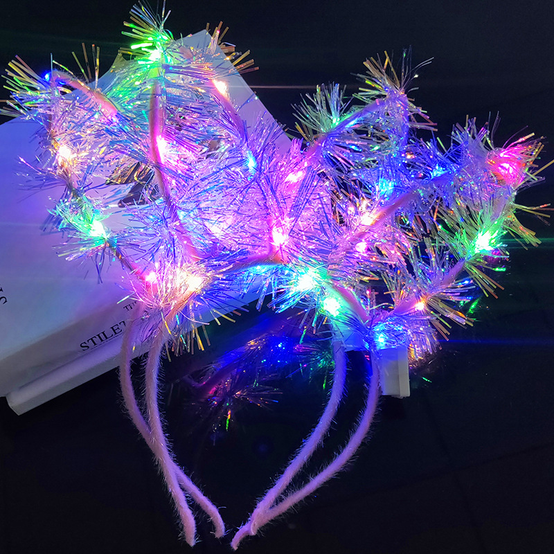 Luminous Gold Wire Rabbit Ears Headband Children's Gold Wire Luminous Headband Children's Creative Glow Toy Small Gift Wholesale Luminous Gold Wire Rabbit Ears Headband Children's Gold Wire Luminous Headband Children's Creative Glow Toy Small Gift Wholesale