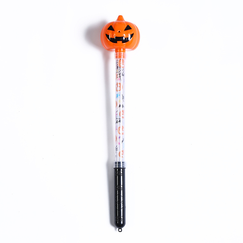 2021 Popular Party Ghost Head Glow Stick Ghost Festival Light-Emitting Pumpkin Light Stick Plastic Toy Creative Wholesale