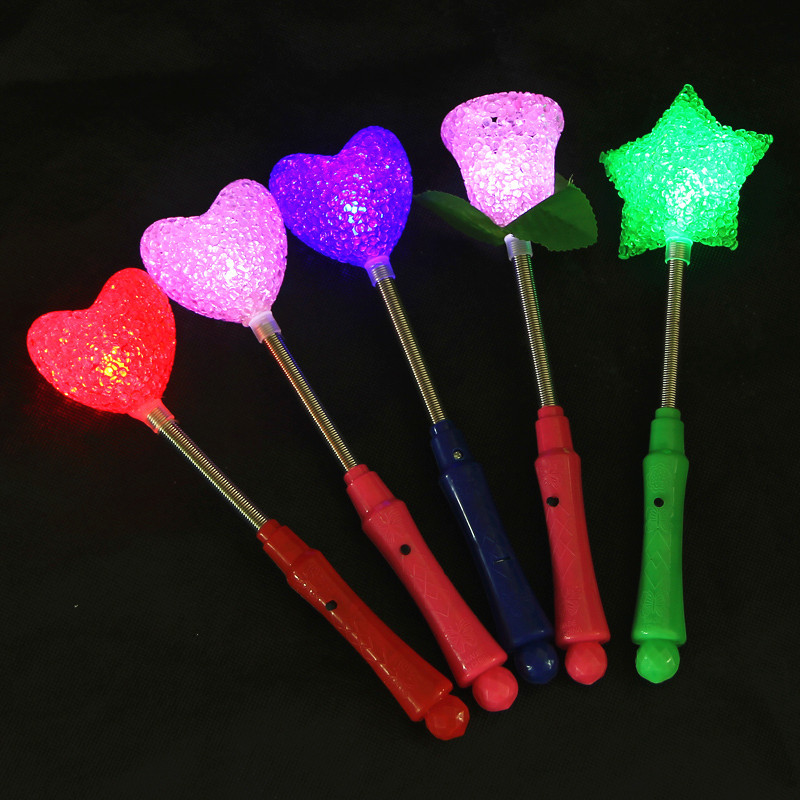 Concert cheering props romantic confession night luminous roses small rice stick LED glow stick Concert cheering props romantic confession night luminous roses small rice stick LED glow stick