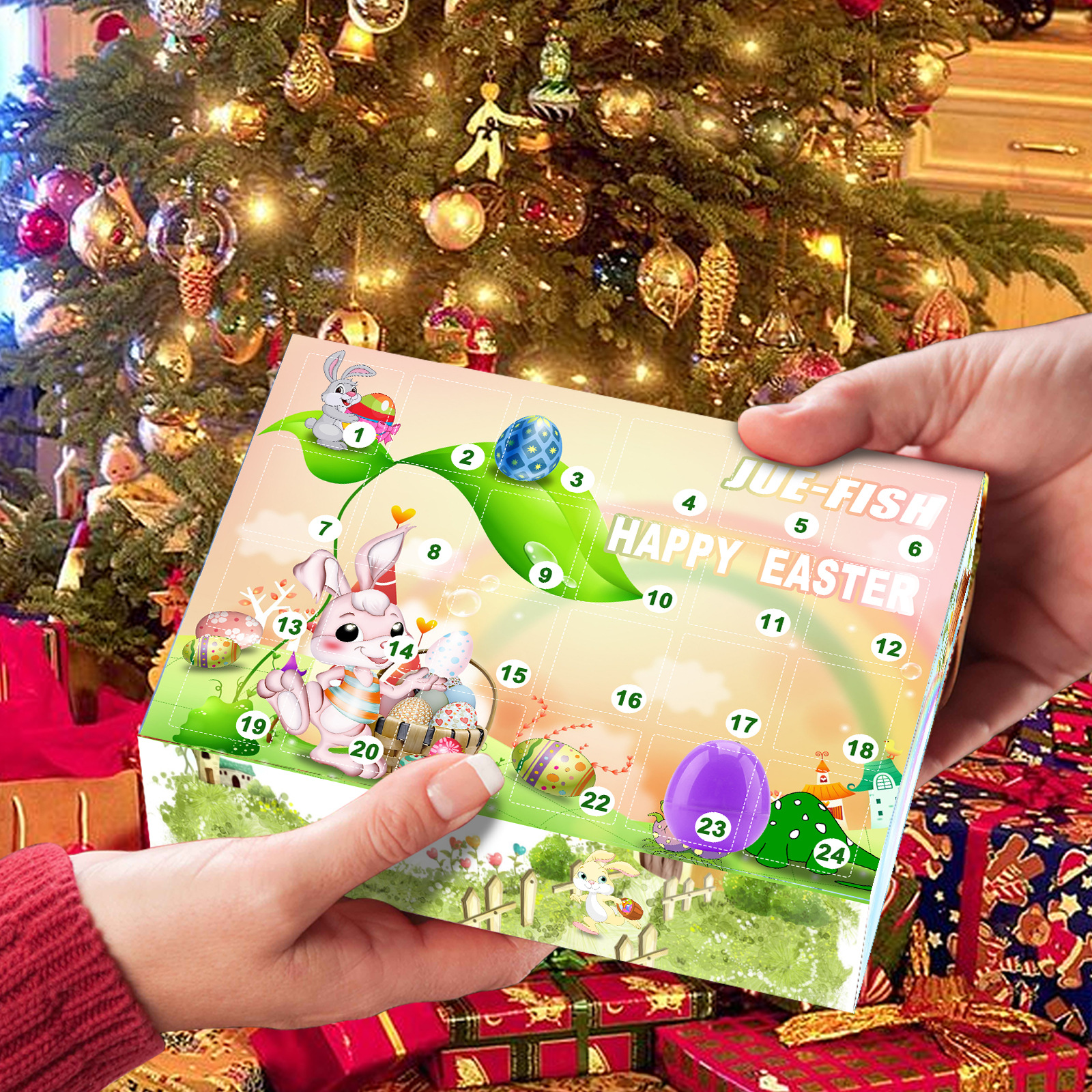 Easter Blind Box 24-Day Calendar Christmas Gift Box Cartoon Animal Egg Children's Gift Set Easter Blind Box 24-Day Calendar Christmas Gift Box Cartoon Animal Egg Children's Gift Set