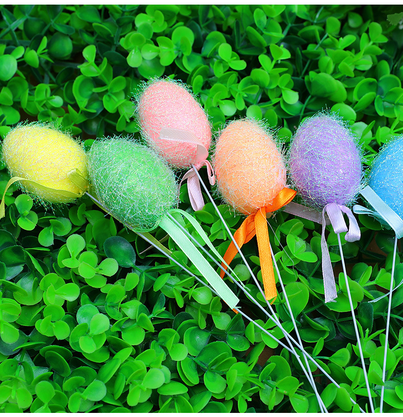 Cross-Border Wholesale Easter Christmas Egg Decorations Simulation Foam Egg Gifts Flower Arrangement Holiday Scene Layout Cross-Border Wholesale Easter Christmas Egg Decorations Simulation Foam Egg Gifts Flower Arrangement Holiday Scene Layout