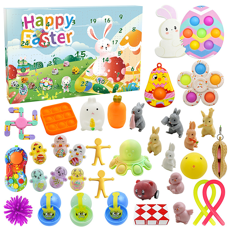 Easter Egg Toy Blind Box Decompression Set DIY Gyro Rubik's Cube Mouse Killer Pioneer Christmas Decompression Spot Easter Egg Toy Blind Box Decompression Set DIY Gyro Rubik's Cube Mouse Killer Pioneer Christmas Decompression Spot