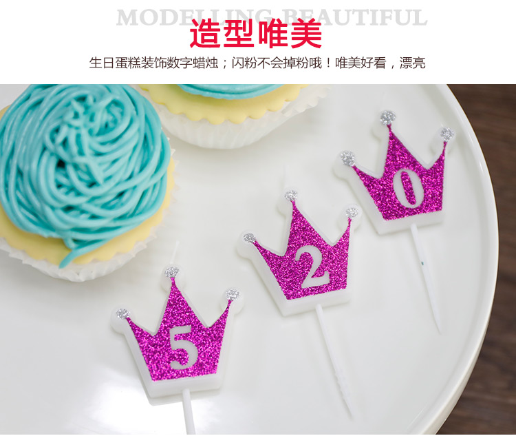 Birthday confession Crown Glitter Digital little warm proposal Creative romantic on cake Supplies Birthday confession Crown Glitter Digital little warm proposal Creative romantic on cake Supplies