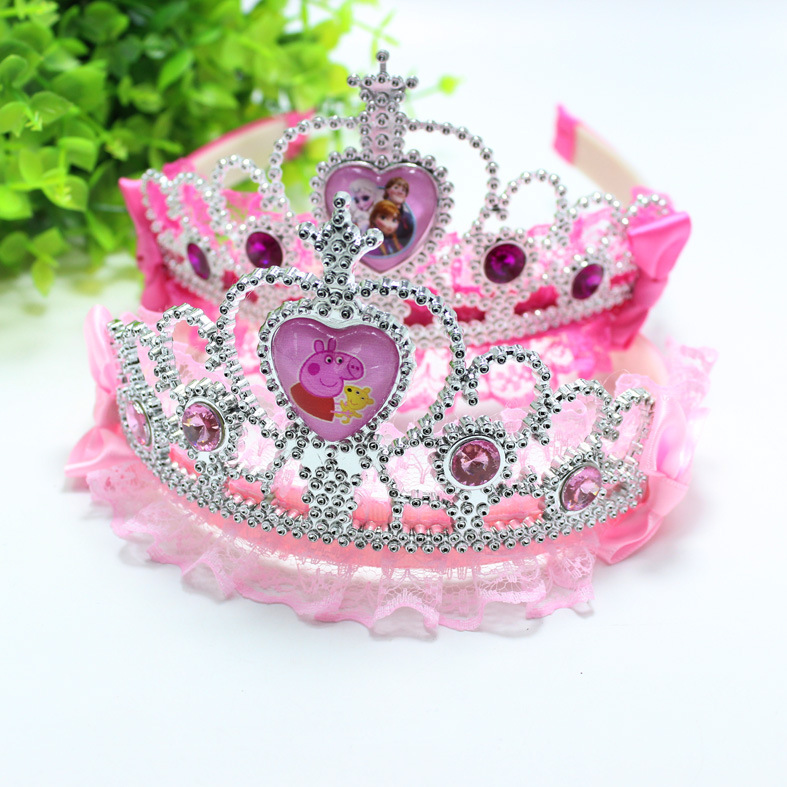 Children's Cartoon Animal Birthday Party Pitty Headband Crown Headband Girl's Hair Accessories Ornament Wholesale
