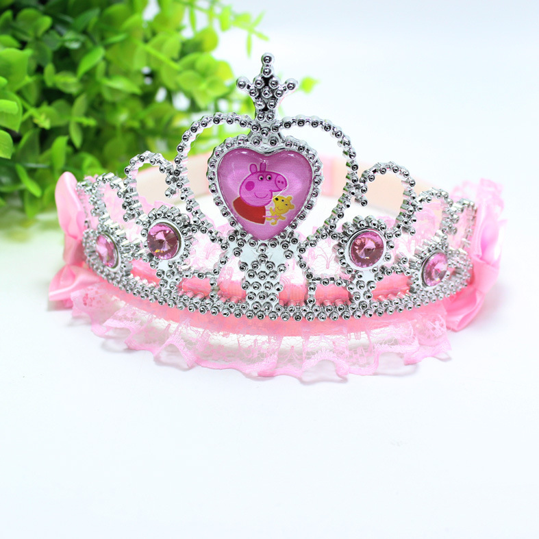 Children's Cartoon Animal Birthday Party Pitty Headband Crown Headband Girl's Hair Accessories Ornament Wholesale