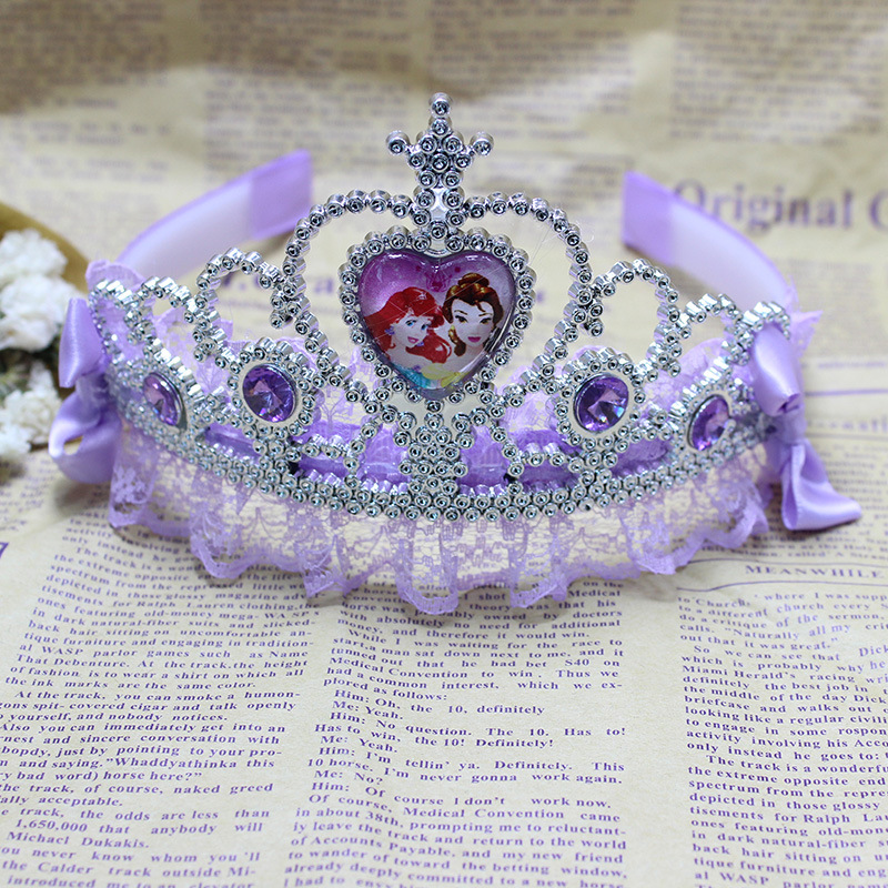 Children's Cartoon Animal Birthday Party Pitty Headband Crown Headband Girl's Hair Accessories Ornament Wholesale