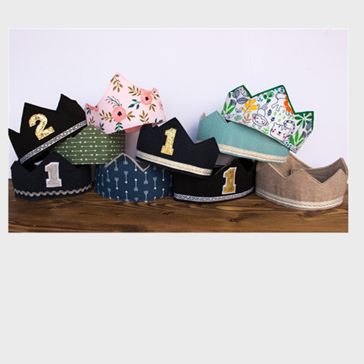 Factory Popular Crown Made of Hair Felt Decorative Children's Cartoon Birthday Hat Pattern Adjustable Style Can Be Customized Wholesale Factory Popular Crown Made of Hair Felt Decorative Children's Cartoon Birthday Hat Pattern Adjustable Style Can Be Customized Wholesale